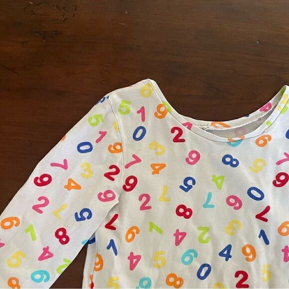 Handmade Girls Colorful Numbers Play Dress/ Tunic with Pockets Size 4-6 - Picture 4 of 11